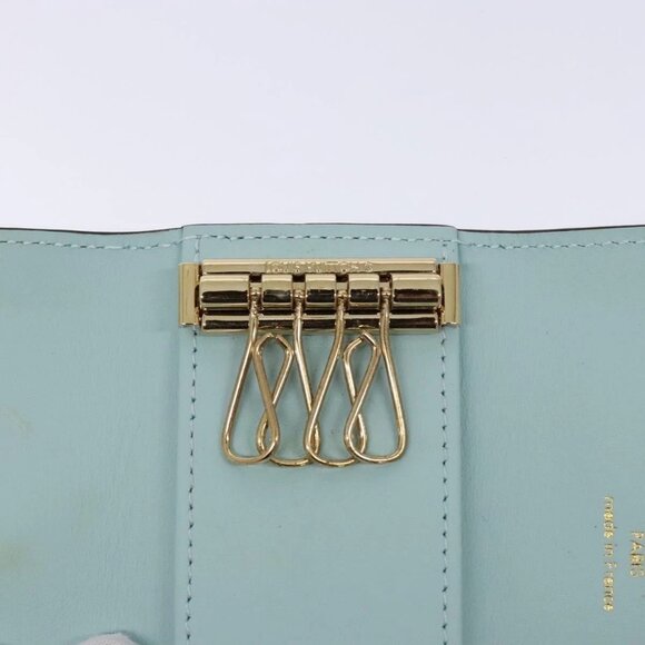 LOUIS VUITTON Mahina Multicles 4 Key Case Blue M83504 LV Auth 129756 - Picture 12 of 16